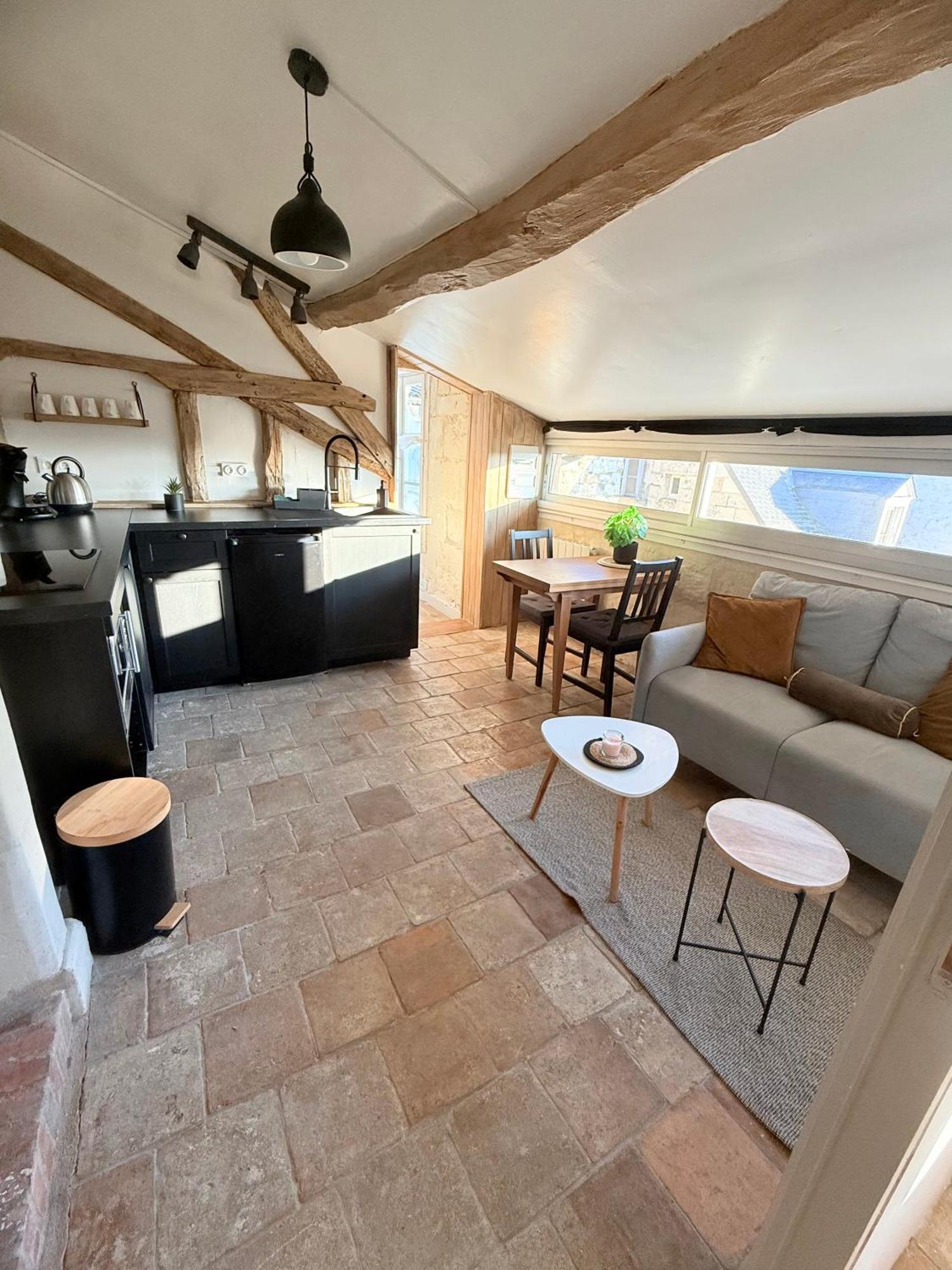 La Tour De L Horloge, Appt Typique A 500M Du Chateau 希农 外观 照片